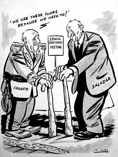 Cartoon in the Washington Daily by Joaquin de Alba Carmona