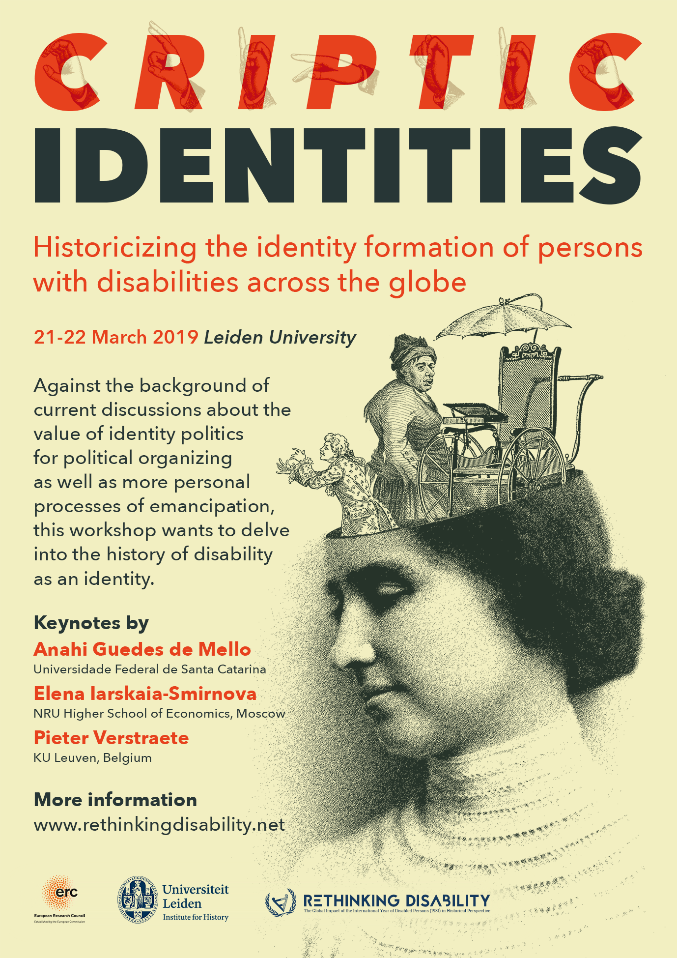 Criptic identities: historicizing the identity formation of persons with disabilities across the globe